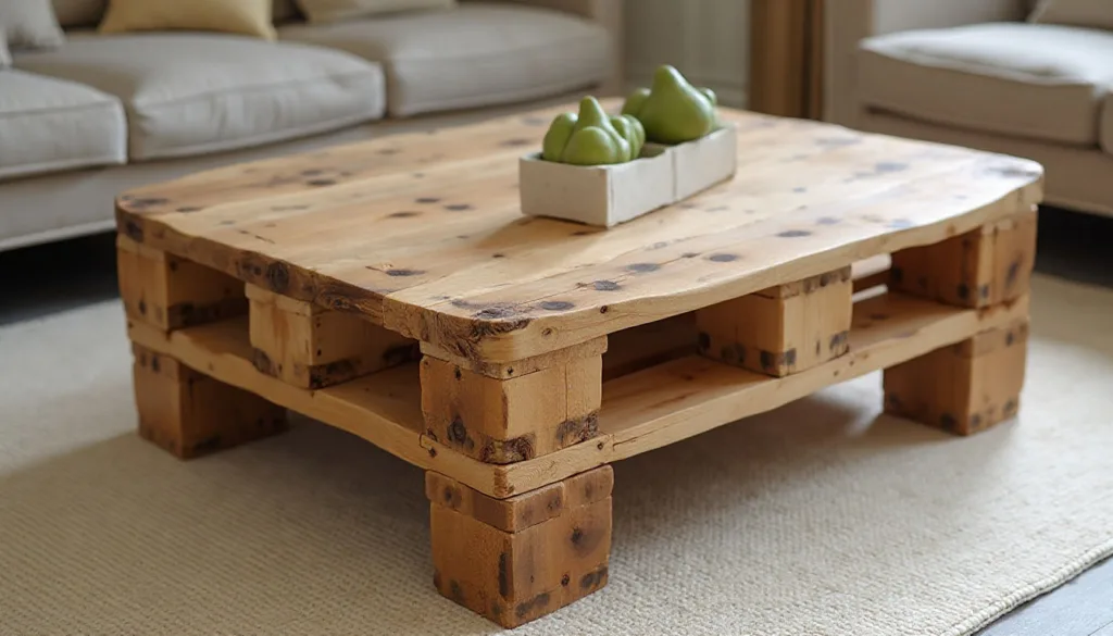 palette surprise transformez vos dechets en table basse de reve